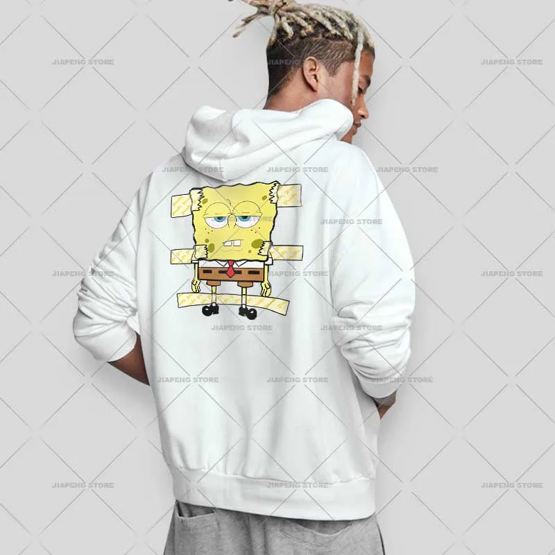 DIY Funny SpongeBob Heat Transfer Vinyl Sticker Iron On Transfers For Clothes T-shirt Hoodie Cartoon style Patches Washable Gift