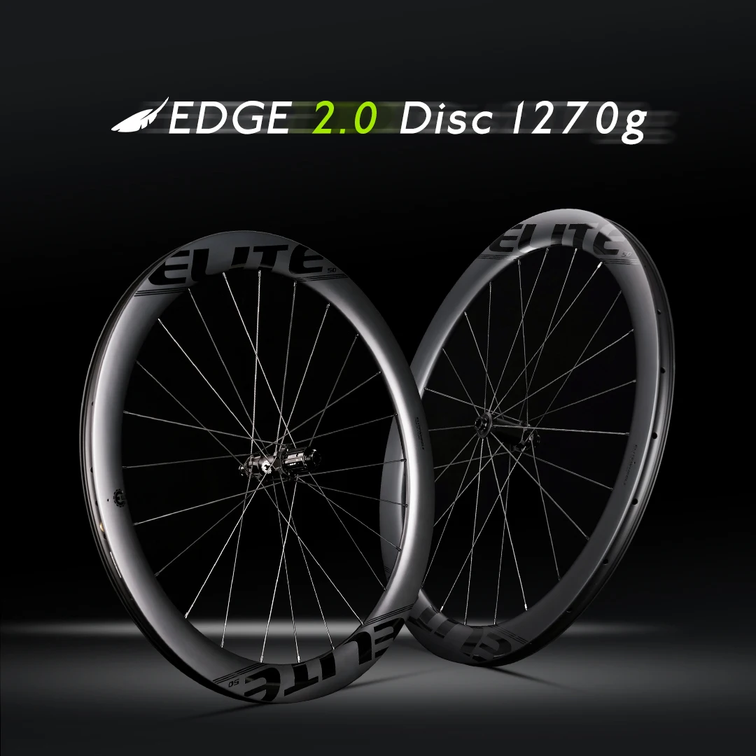 ELITEWHEELS EDGE 2.0 40-65mm Carbon Road Wheelset