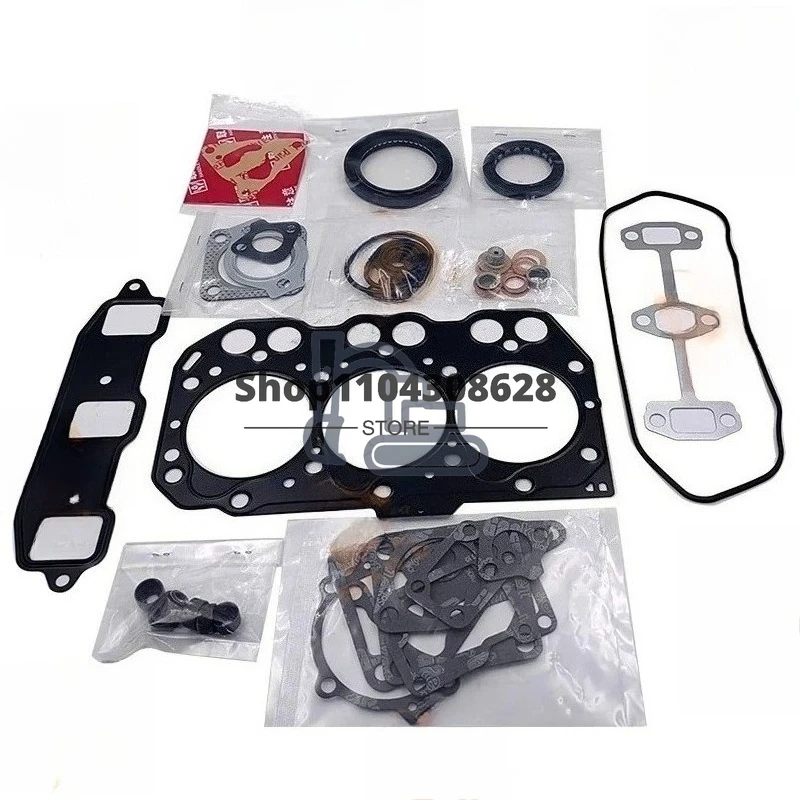 For 3TNE74 Full Gasket Kit + Piston Ring 74*1.5HK+1.5+3 Engine Repair Parts Overhaul Rebuild Kit