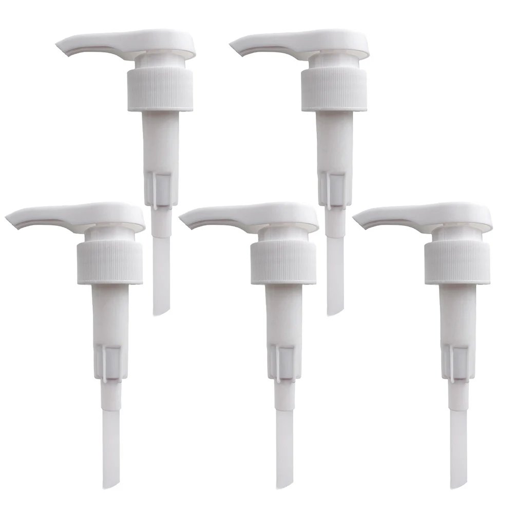 As Shown 5 Pcs Pump Set Beverage Dispensing Pump Food-grade Material Multiple Flavor Dispensing Measuring Spoon Optional