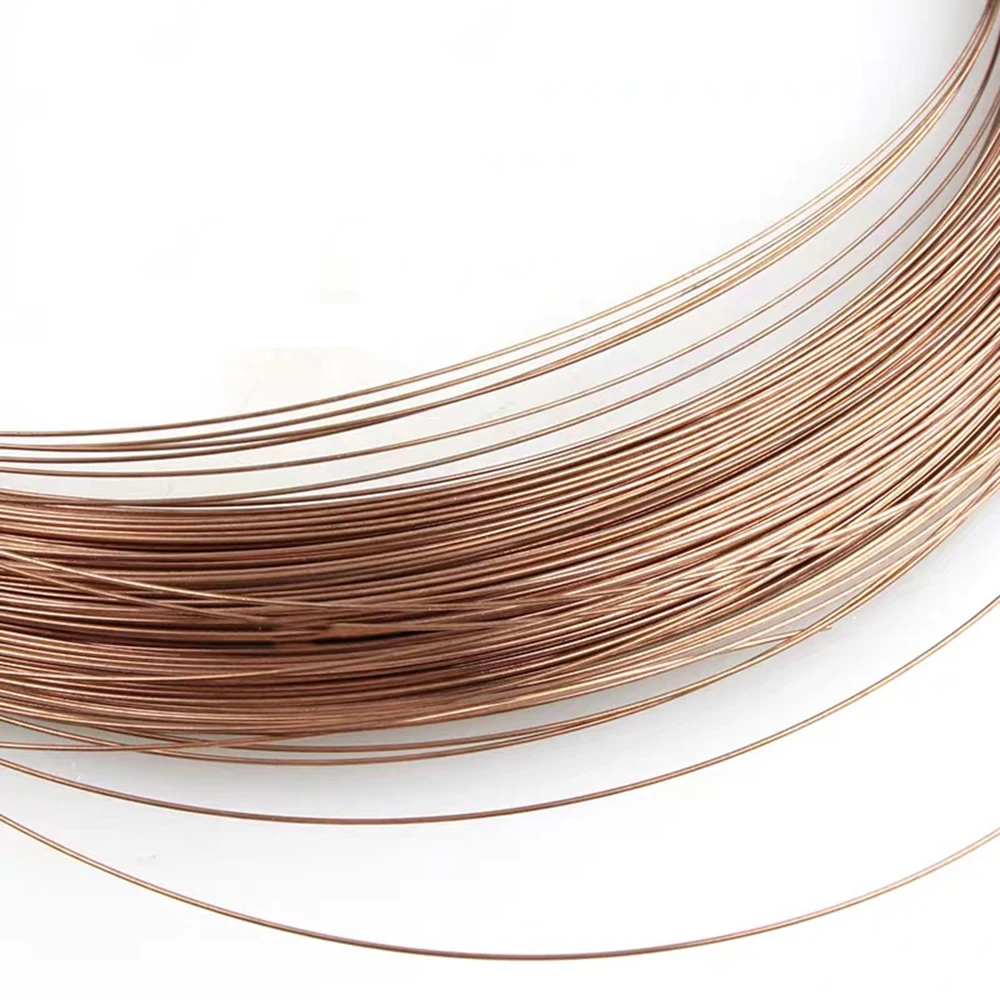 

C17200 Beryllium Copper Wire 0.3mm 0.5mm Beryllium Copper Bare Wire QBe2 Non-magnetic diy Alloy Wire High Conductivity Copper