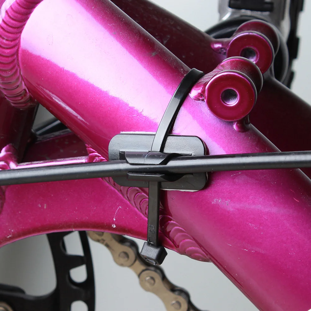 

4Pcs Bike Tubing Clip Guide Brake Cable Fixed Clamp Road Frame Oil Tube Black Brake Cable Fixed Clamp Bike Oil Tube Frame