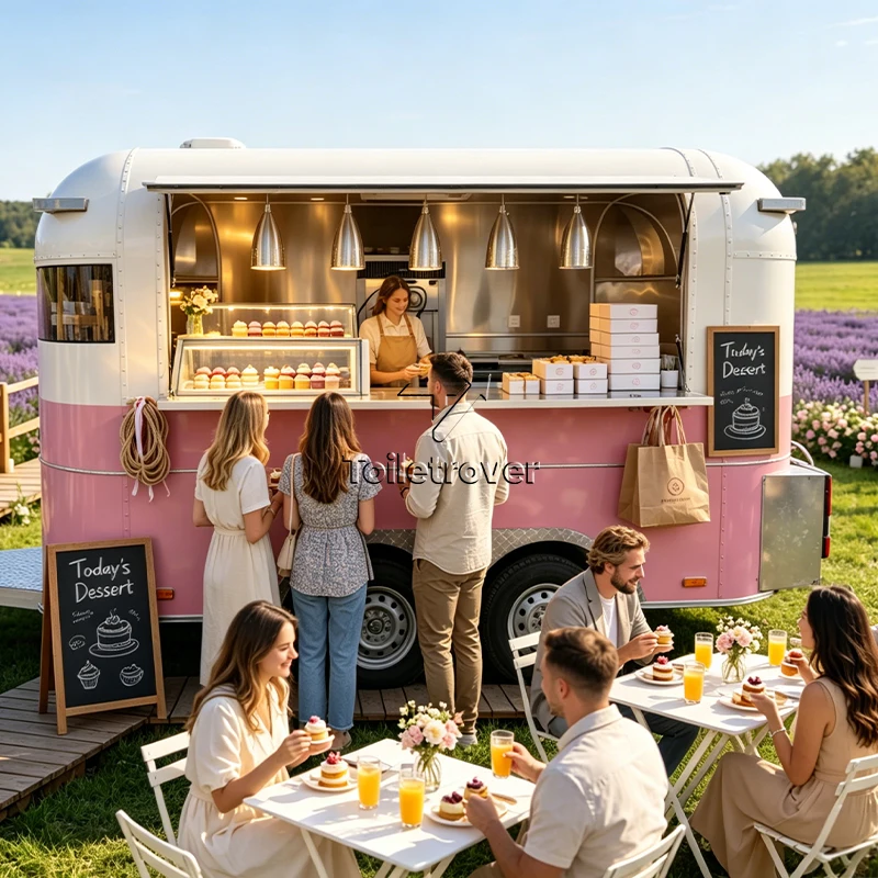 

Multicab Fast Food Carts Cheap Food Truck Trailer Stainless Steel Food Trailer Ice Cream Food Truck with Refrigerator