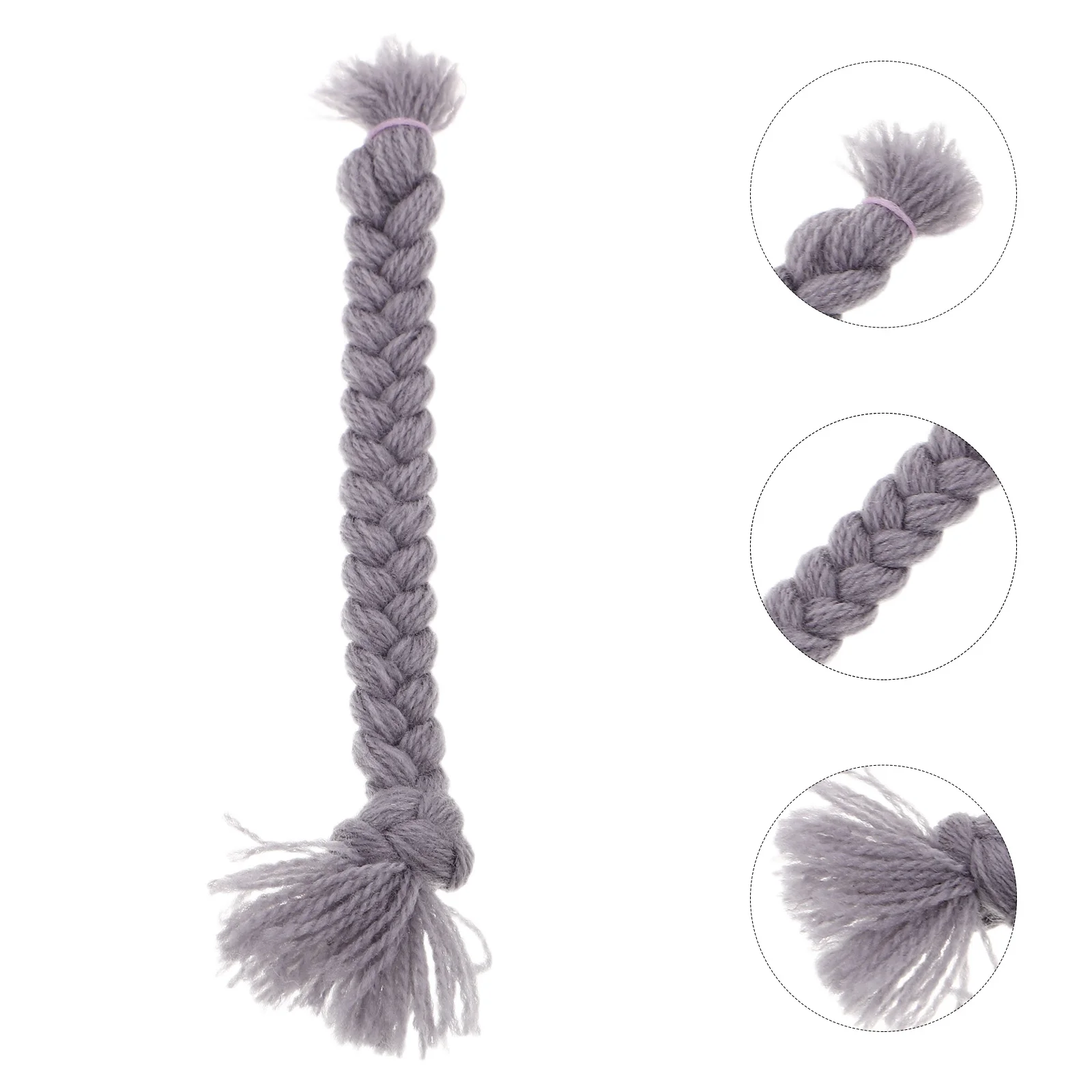 

10pcs Christmas Gnome Craft Braids Faux Braids Material For Diy Dwarf Decor, Halloween Costume Accessories, Sewing Craft