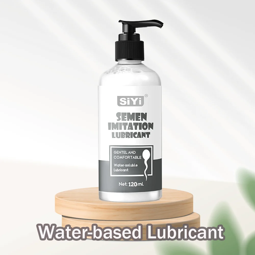 Lubricante a base de agua Super Slick de 120ml/300ml para parejas, lubricante Personal no pegajoso para sexo, botella con bomba amigable con juguetes