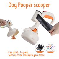 Dog Pooper scooper Serrated Dog Poop Picker Portable Dog Pooch Outdoor Animal Poop Cleaner Outdoor Cleaner Garbage Picker