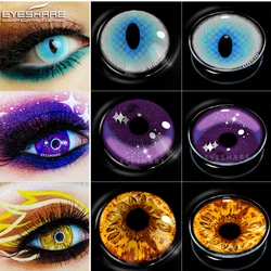 EYESHARE 1Pair Color Contact Lenses for Eyes Cosplay Colored Lenses Halloween Anime Blue Lenses Beauty Yearly Eyes Contact Lens