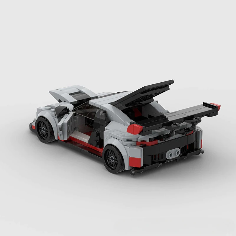 Audied Racing Speed Toy Car series Bricks R8 GT3 Champions Sports Car Building Blocks Vehicle Brick Education Kids Toys For Boys