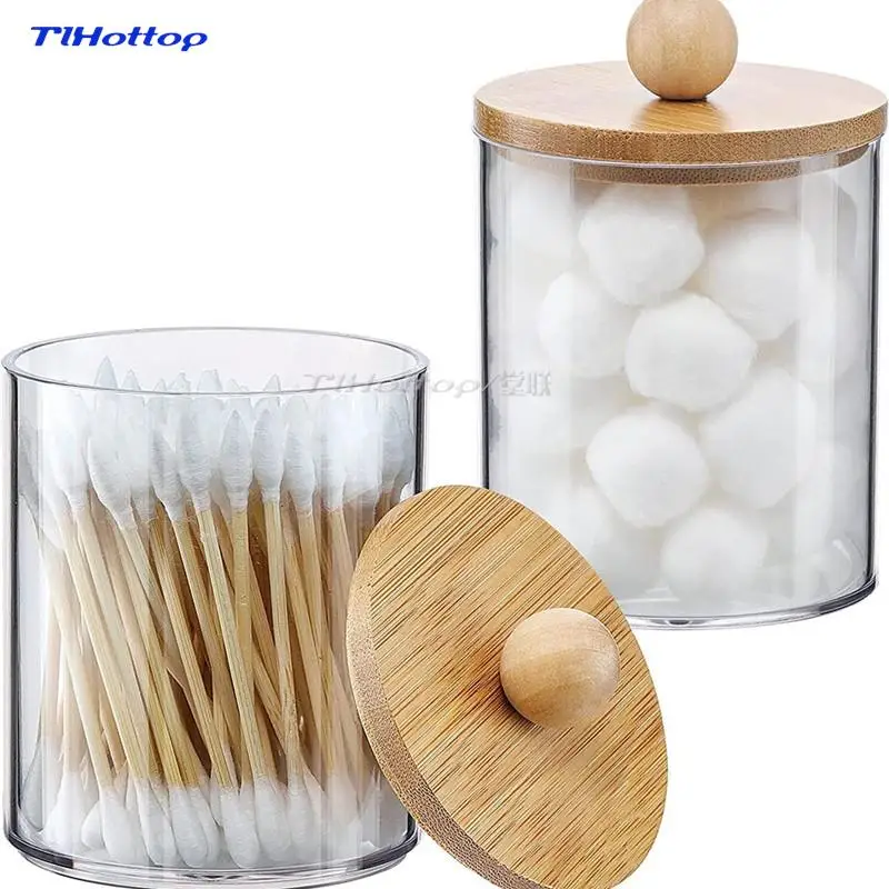 Cotton Swabs Receive A Box Of Portable Circular Make Up Cotton Powder Puff Receive Box With Makeup Cotton Box