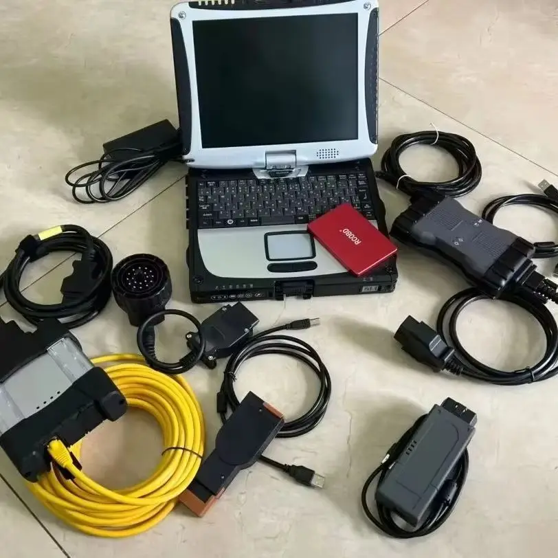 

Mb Star VCI C6+Icom Next для BMW+6154 3 Новейшее программное обеспечение в 2 ТБ SSD/HDD с сенсорным экраном Toughbook CF19 I5 4G Автоматический диагностический инструмент