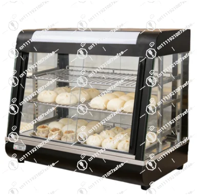 Hot Selling Large Stainless Steel Electric Buffet Food Display Stand Pie Heated Display Cabinet Suitable for Hotels