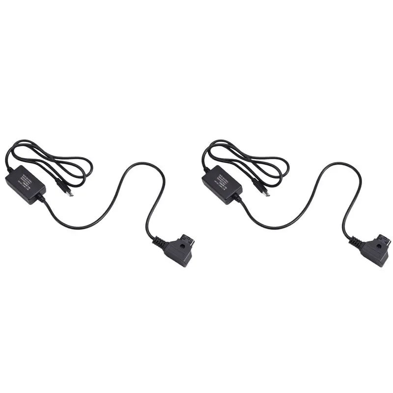 2X D Tap Male To Type C Power Cable 3A Multi Guards High Efficiency D Tap Fast Charging Power Cable