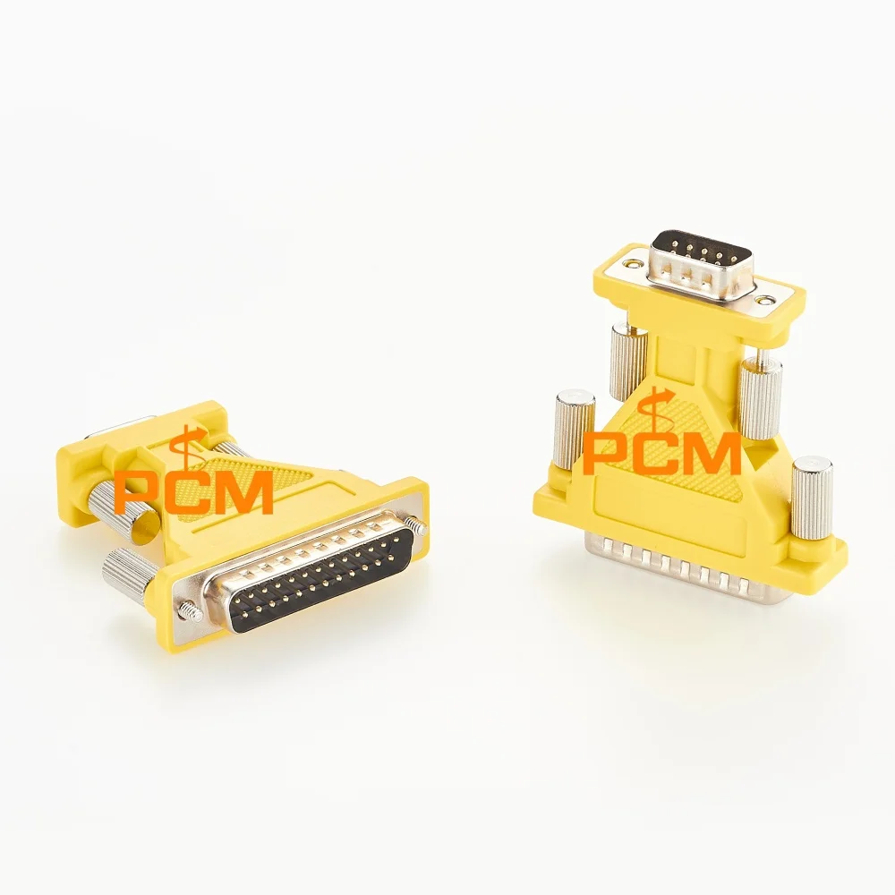 DB25 Stecker auf DB9 Stecker D-Sub RS232 Serieller Adapter Konverter Geschlechtsumwandler Steckverbinder für PLC PC Modem POS Industrieausrüstung – Detail 2