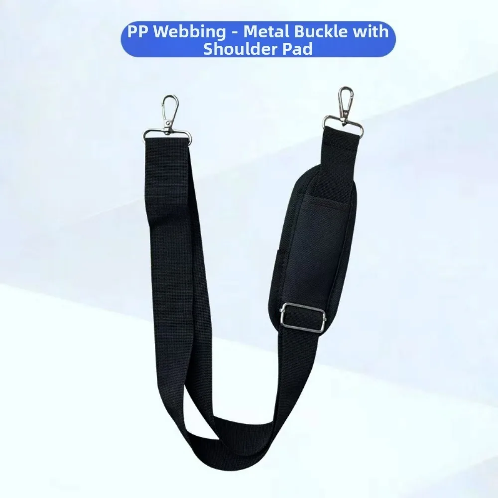 New Detachable Breathable Computer Bag Strap Adjustable with Pad Cushion Shoulder Strap Non Slip Black Travel Bags Accessories