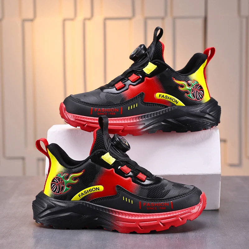 

Лидер продаж, осенне-зимняя кожаная повседневная детская спортивная обувь, амортизирующие кроссовки для бега, повседневная обувь с поддержкой Breatha