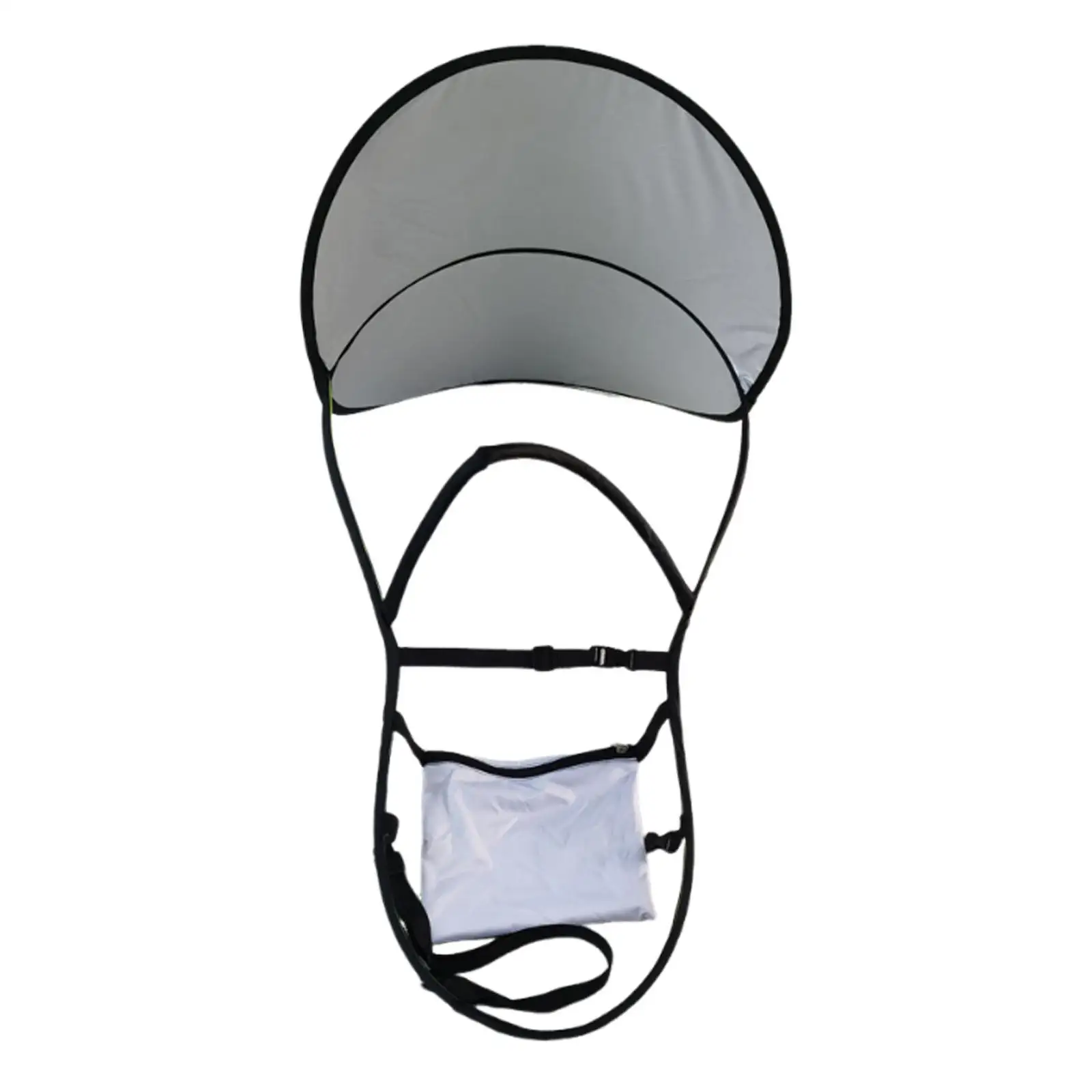 Umbrella Hat Protection Folding Waterproof Headwear Golf Sunshade Sun Rain Cap for Hiking Climbing Gardening Camping Beach