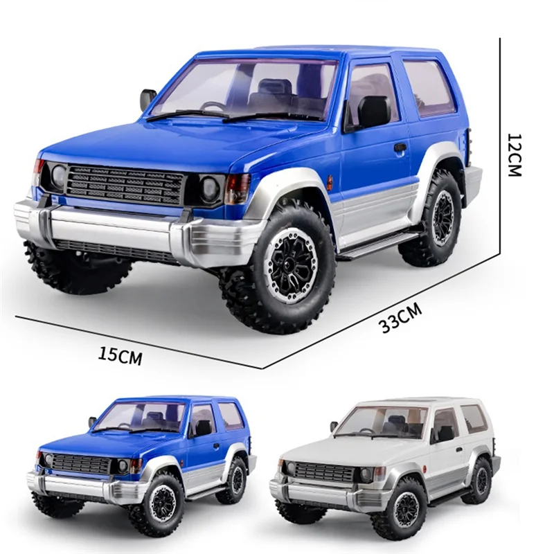 WOWFU-RC Auto telecomandata con illuminazione Auto a velocità variabile Modello di simulazione di corse di deriva a quattro ruote motrici per LD1297