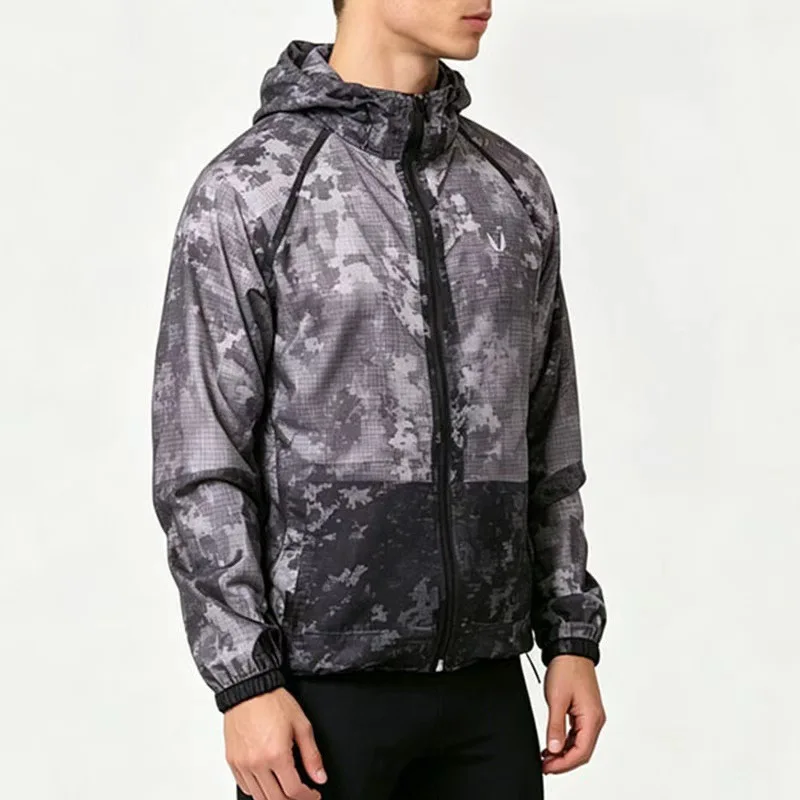 Men Summer Ultralight UV Sun Protection Hooded Skin Jacket Breathable Outdoor Sports Outerwear Camping Fishing Sunscreen Coat