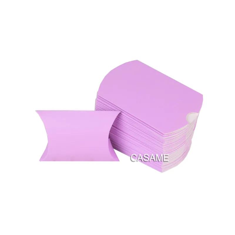 10/20/30Pcs Pillow Wedding Party Favor Paper DIY Gift Box Candy Boxes Supply Accessories Favour Kraft Paper Gift Boxes