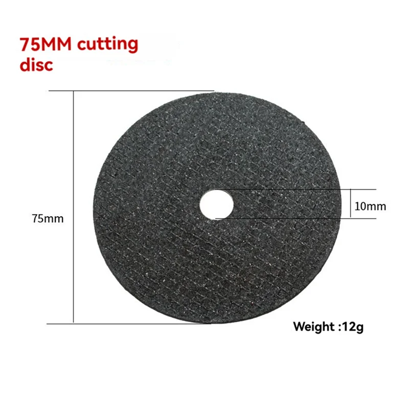 -WSFS 7Pcs 75Mm Cutting Disc Kit For 10Mm Bore Angle Grinder Metal Circular Saw Blade Flat Flap Grinding Wheel Sanding Pads