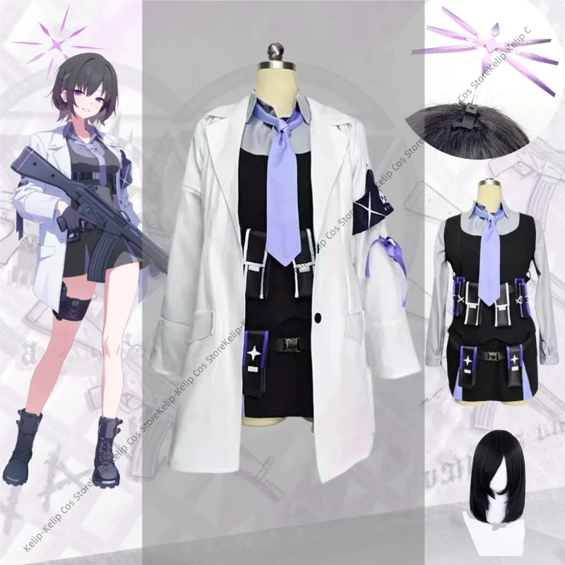 Disfraces de Cosplay de Blue Archive Subaru, Academia de Entrenamiento SRT, Escuadrón RABBIT, Uniforme Táctico de Tsubaki Subaru, Conjunto de Ropa Táctica Militar