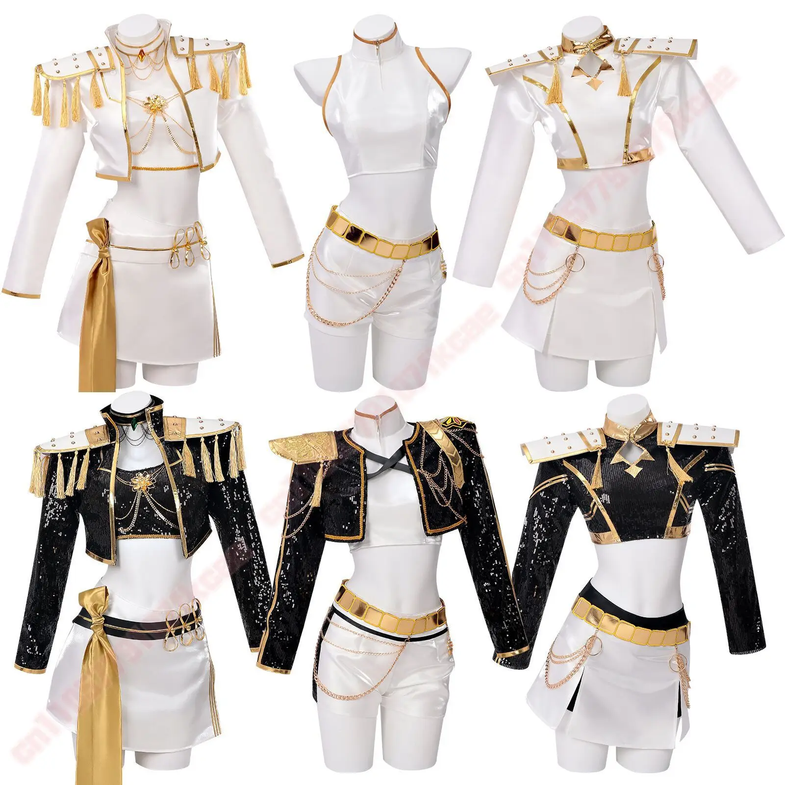 

Kids Rumi Zoey Mira Cosplay KPop Demon Hunters Cosplay Costume Women Girls Singing Suit Halloween Party Role Playing Outfit