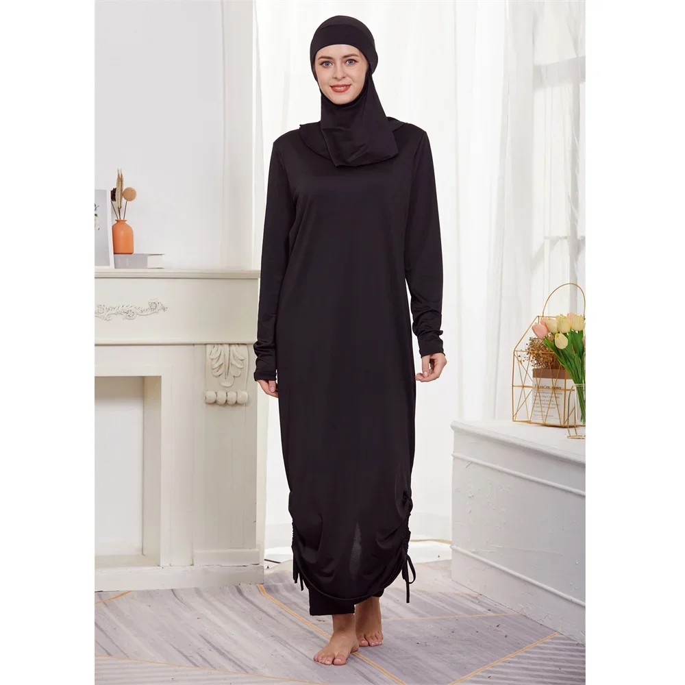 Burkini Muslim Swimwear 2025 Burkini Femme Robes Hijab Long Musulmane Modest Muslim Clothing Muslim Swimming Suit For Women