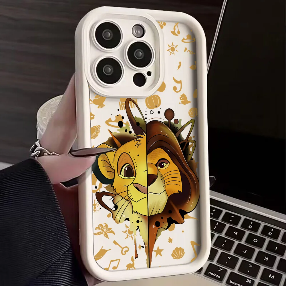 Disneys The Lions Kings Phone Case For OPPO Reno 2 3 4 5 6 7 7Z 8 8T 10 11 Pro Plus 4G 5G Soft TPU Back Cover