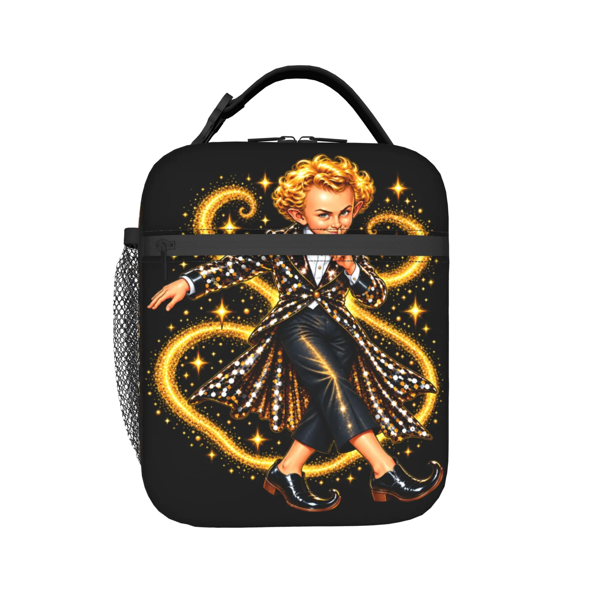 Rumpelstiltskin Tiptoeing Meme Fairy Tale Folklore Insulated Lunch Bag Meal Container Thermal Bag Tote Lunch Box Bento Pouch
