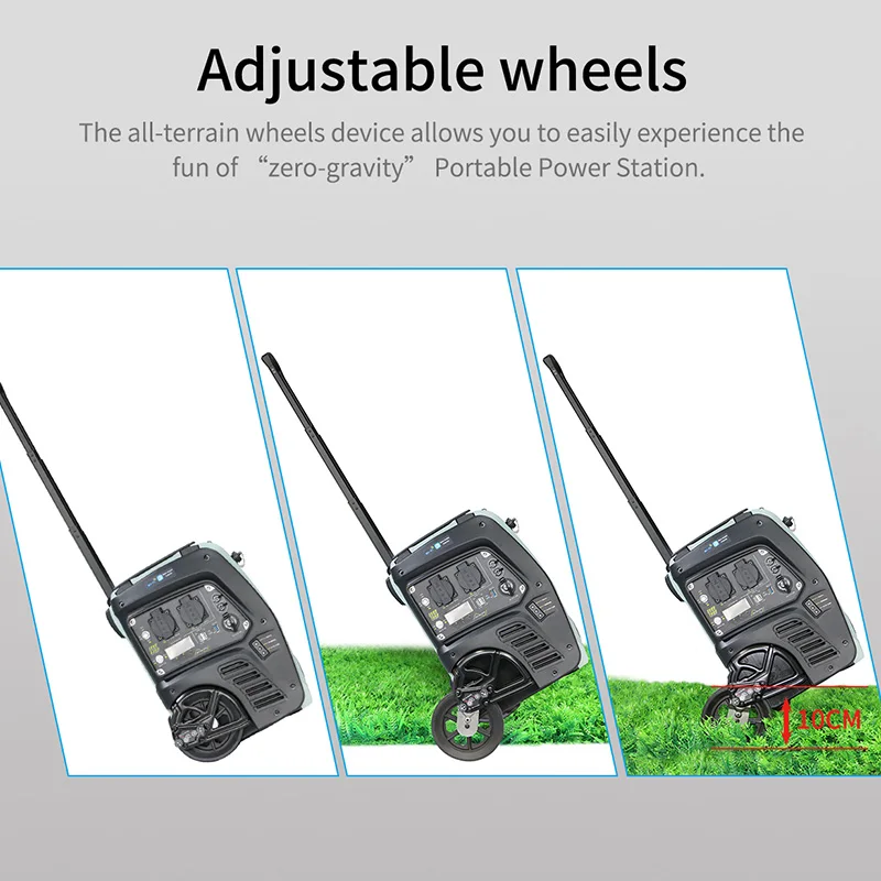 Zonnegenerator 3000 W draagbare 3kva draagbare krachtcentrale supercondensator