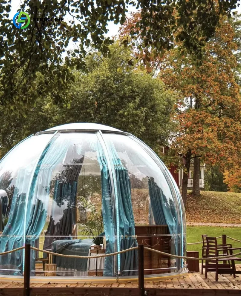 Transparent Inflatable Igloo Dome Gazebo Tent for Christmas Party Event Foldable Room Outdoor Custom
