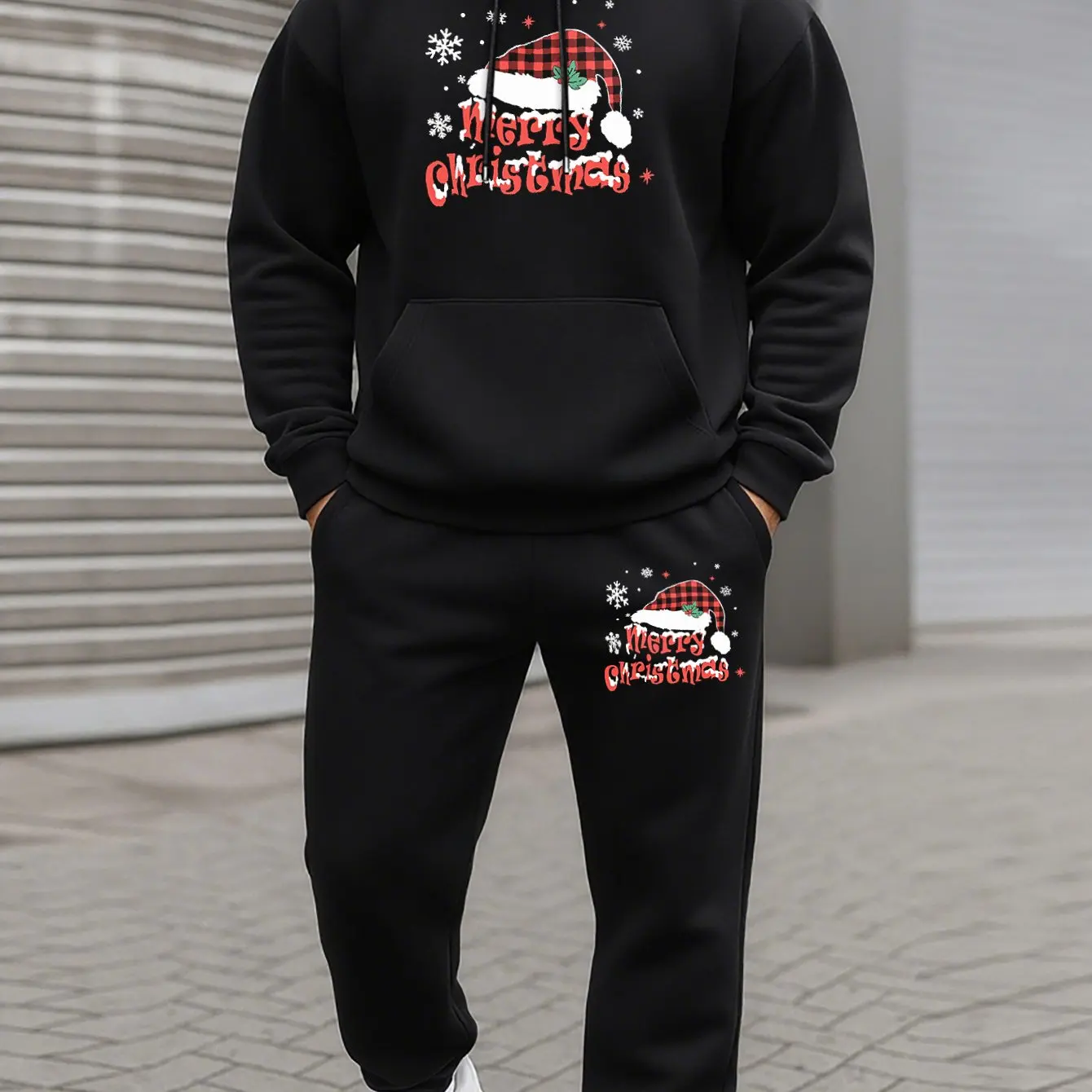 

Mens Santa Claus Hoodie 2025 Winter Soft Comfortable Sweatshirt Trendy Christmas Print HO Design promo hoodie streetwear