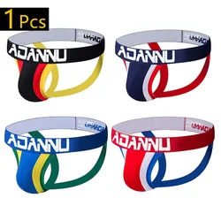 ORLVS Brand JockstrapS Sexy Cotton Gay Men Underwear Briefs Underpants Cueca Gay Underwear Men Thong String homme Penis