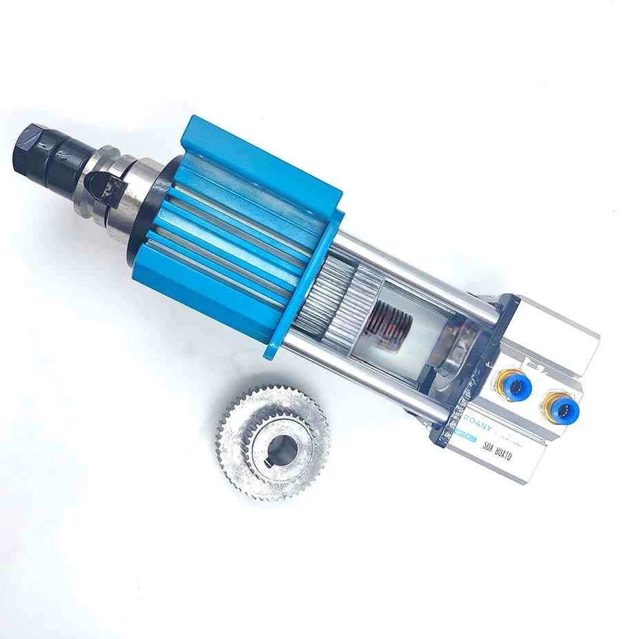 

Bt30 Unpowered Spindle Pneumatic Semi-automatic Tool Change Spindle Suitable For Engraving, Drilling, Metal Heavy Cutting