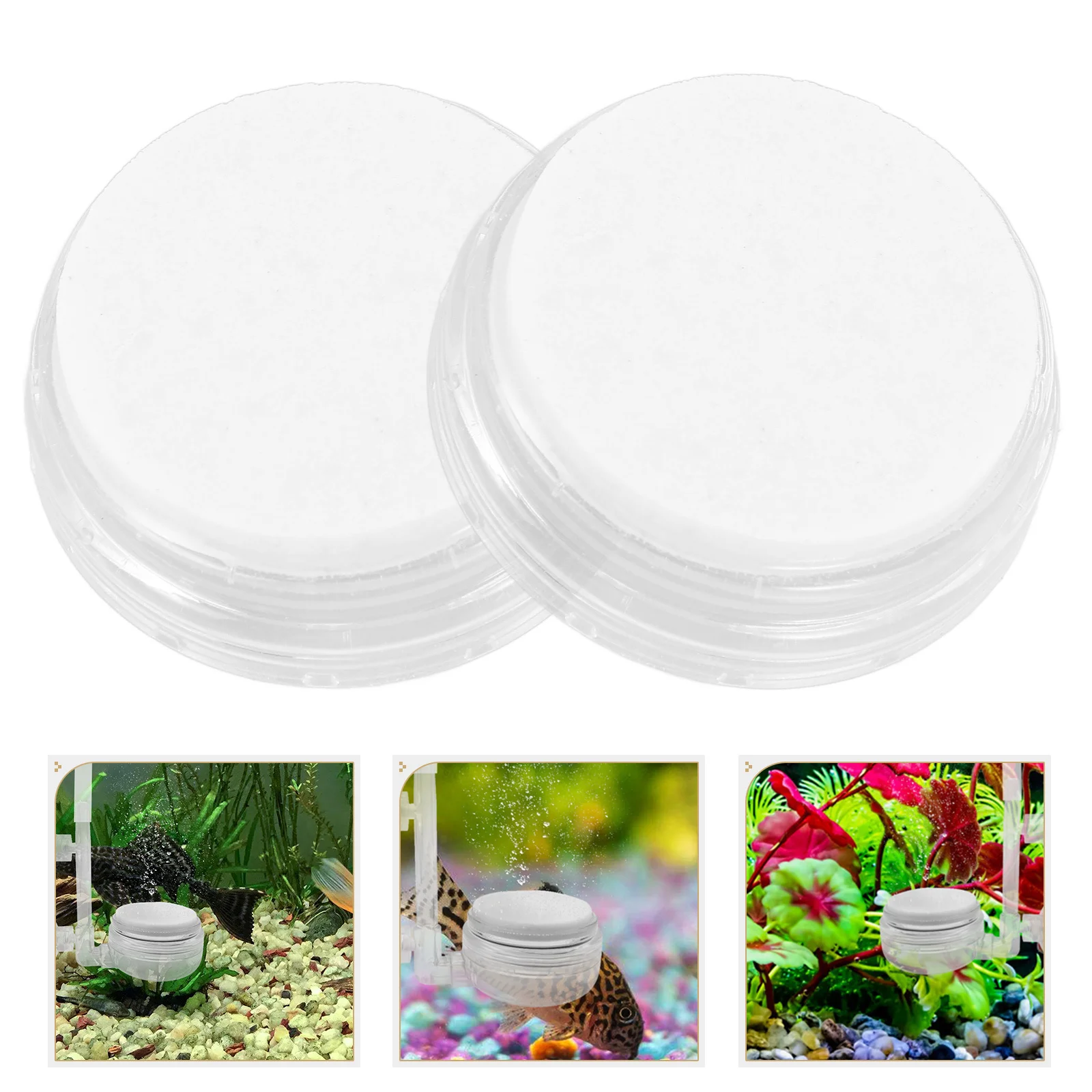 5Pcs Aquarium Air Stone Replacement Pads Low Pressure Diffuser Bubbler Oxygen Pump Compatible Kx35 Fish Tank Accessory Household