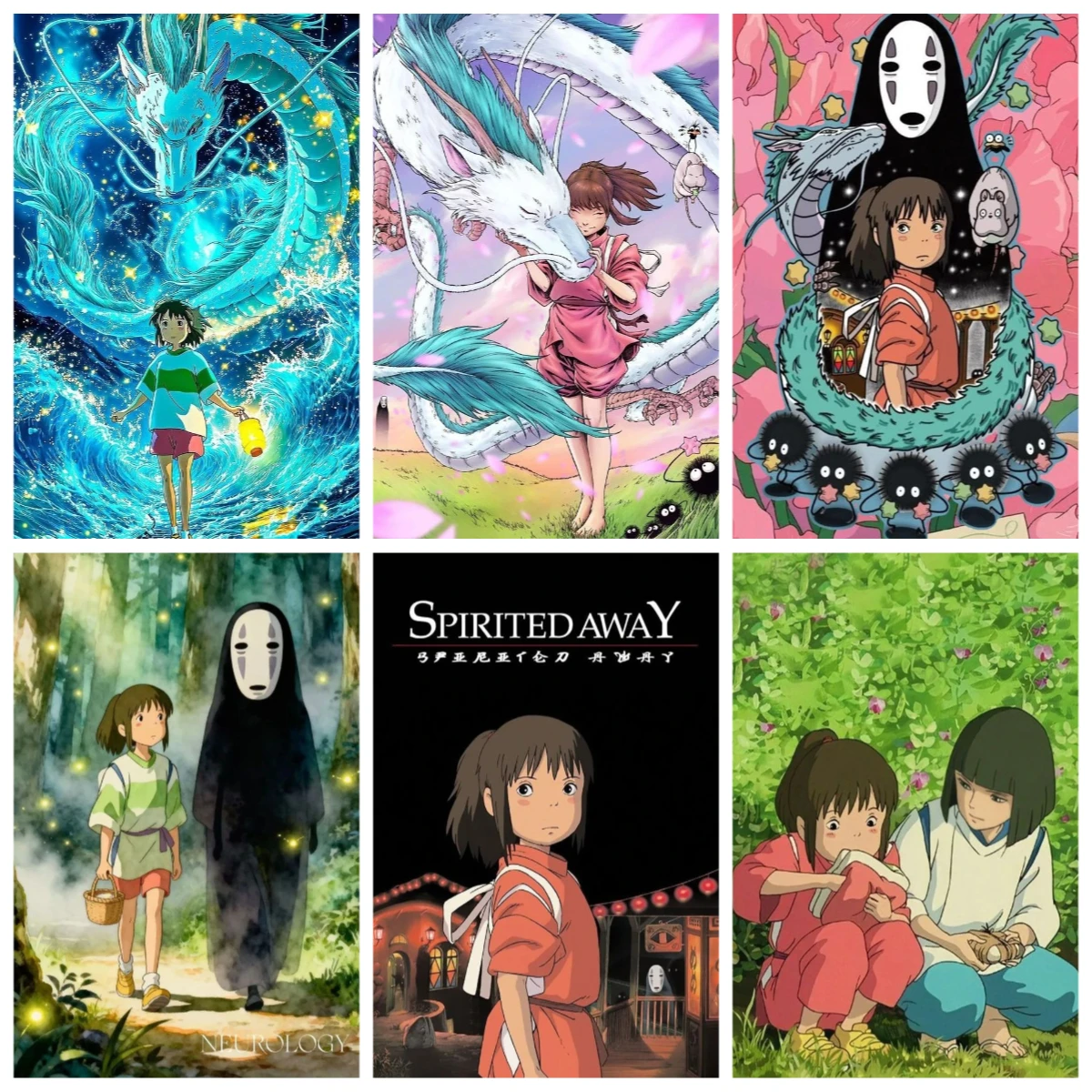 

1000 PCS Puzzles for Adults Spirited Away Japanese Anime, Jigsaw Puzzles Educational Games Colorful Puzzles Gifts Home Decor