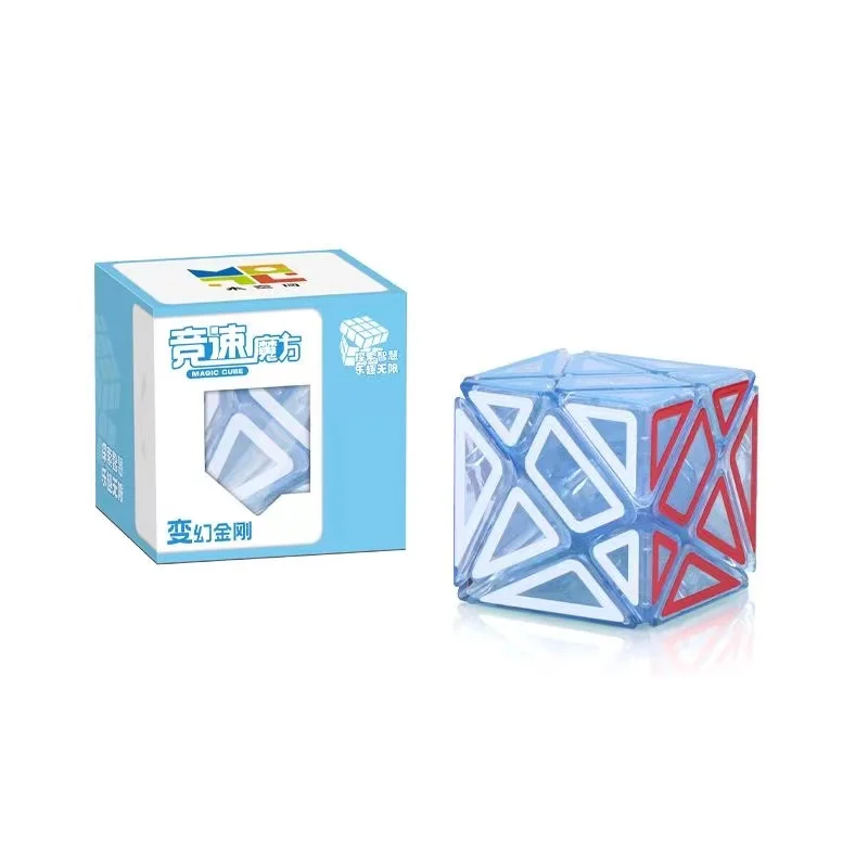 Yongjun Space Transparent Special-shaped Racing Cube Puzzle Początkujący Ukośny Obróć Klon Złota Wieża Deformacja Magiczna Kostka Zabawka