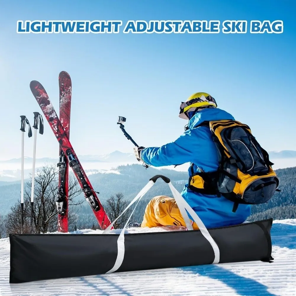 

Spacious Waterproof Snowboard Bag Adjustable Protective Ski Bag Dust-proof Portable Ski Device Organizer For Skiing Travel