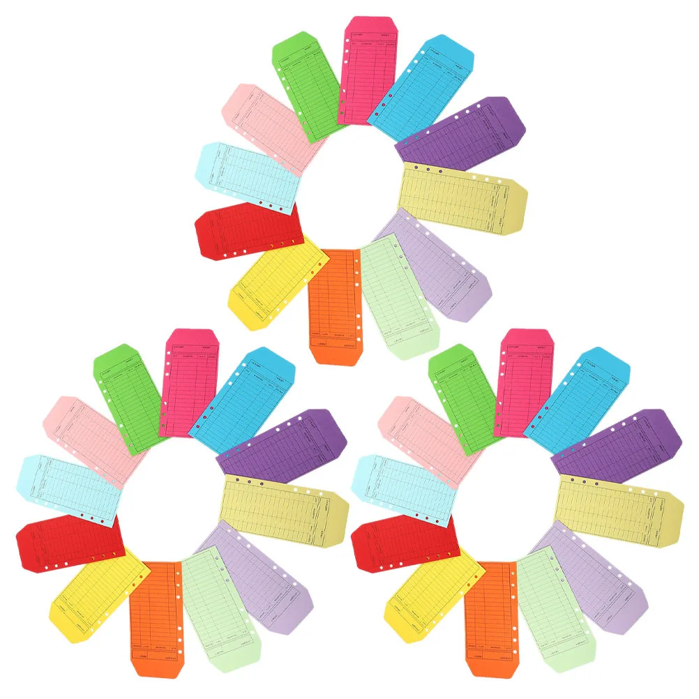 

36Pcs Colored Kraft Paper Cash Expense Organizers Cash Envelopes for Budgeting Budget Planner Supplies