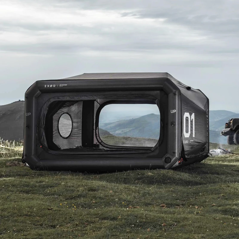 

Inflatable tent outdoor camping overnight rainstorm protection folding portable space capsule tent lightweight camping equipment