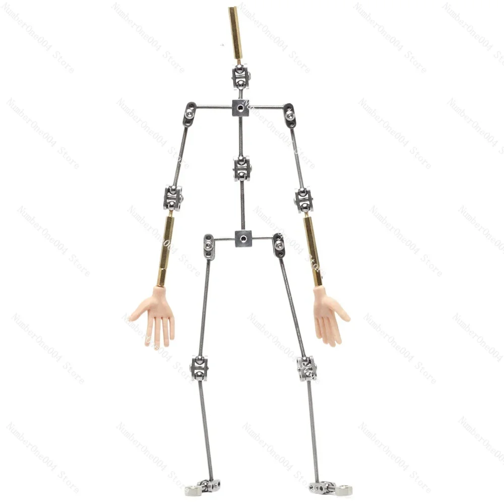 DIY Not-Ready-Made Animation Studio Armature Kit for Stop Motion Puppet with Silicone Hands