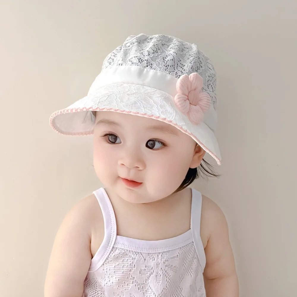 

New Trendy Bucket Hat Anti-UV Adjustable Sunscreen Hat Flower Anti-Sun Fisherman Hat Summer