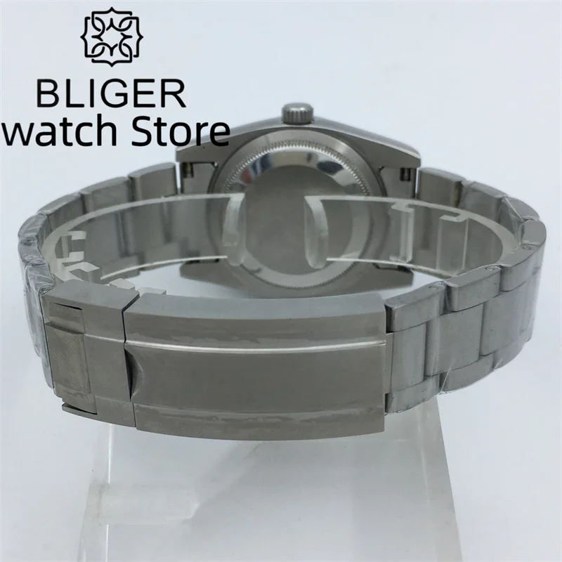 BLIGER 36mm/39mm NH35A Polished Automatic Men Watch 904L Bracelet MIYOTA PT5000 Movement Sapphire Crystal Luminous