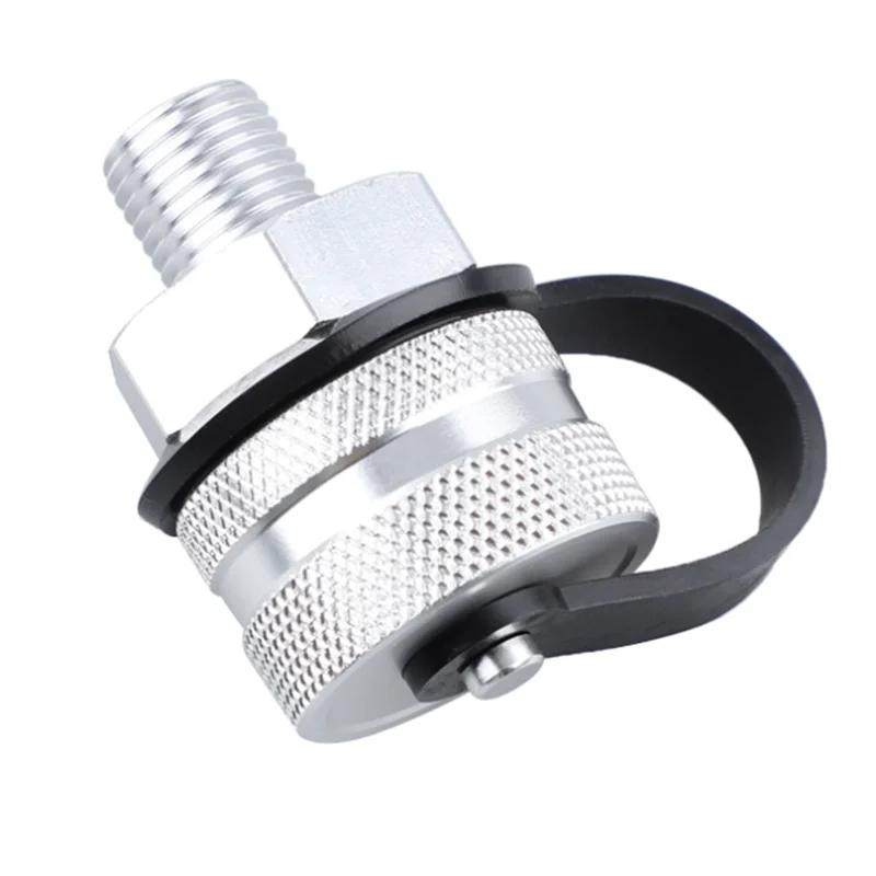 BAAG-알루미늄 합금 오일 배출 밸브 빠른 회전 휴대용 오일 배출 밸브(M14x1.5 M12x1.5 호스 연결 부착 포함)