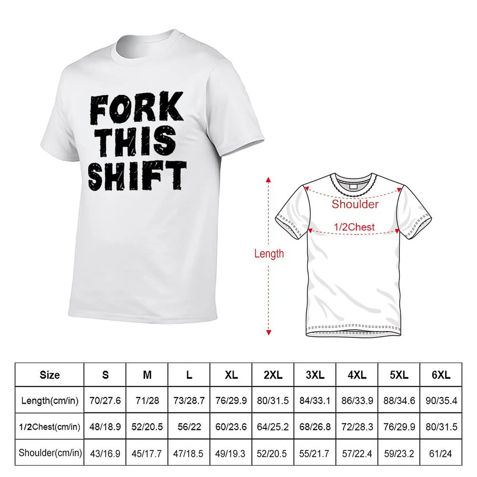 fork this shift T shirt T-Shirt Quick Dry Training Short Sleeve Tee