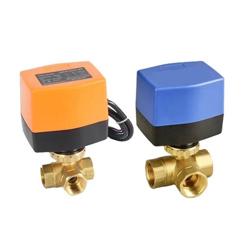 220V HVAC Electric Actuated Motorized Valve Water Flow Control with Floating Ball Valve ODM OEM