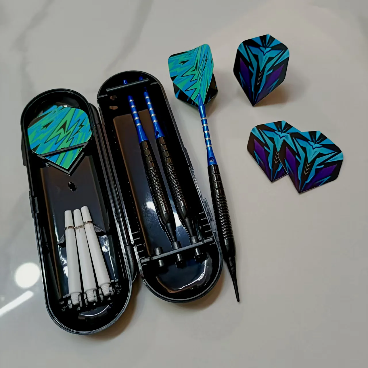 18g Soft Tipped Darts Professional Indoor Plastic Tip Darts Set for Electronic Dartboard Games