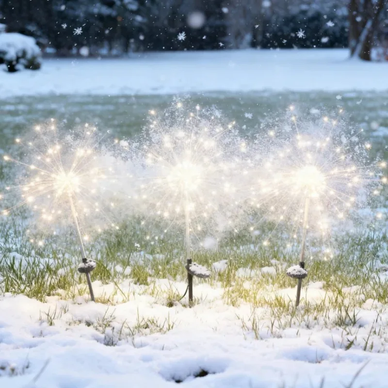 الشمسية في الهواء الطلق حديقة مصباح حديقة فيلا فناء عطلة الديكور مقاوم للماء مصباح الهندباء الأرضي #6