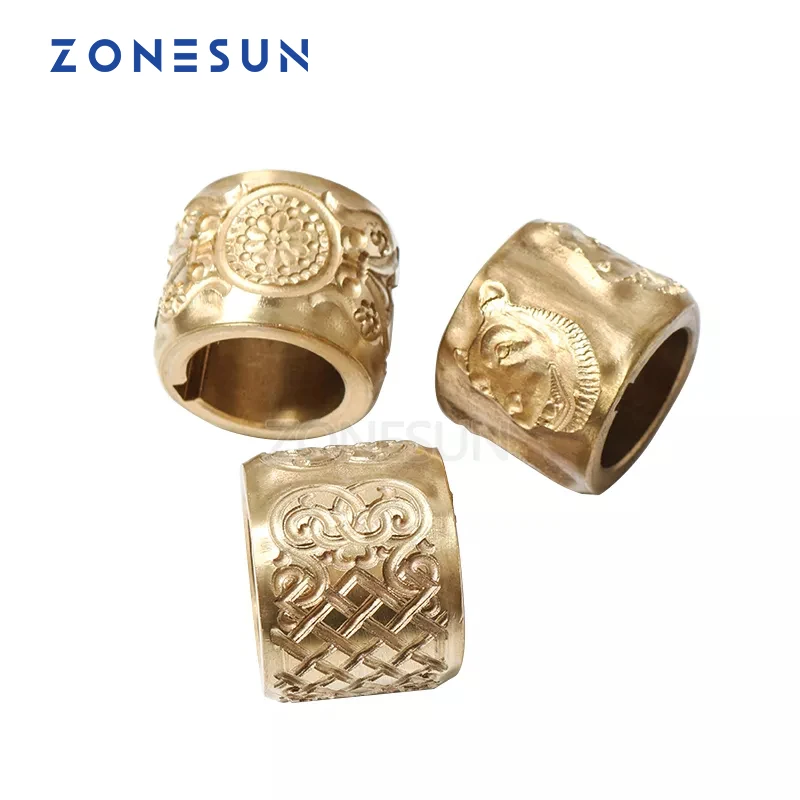 ZONESUN Leather Stamping Embossing Tool For Leather Bracelet Straps Embossing Stamping Machine