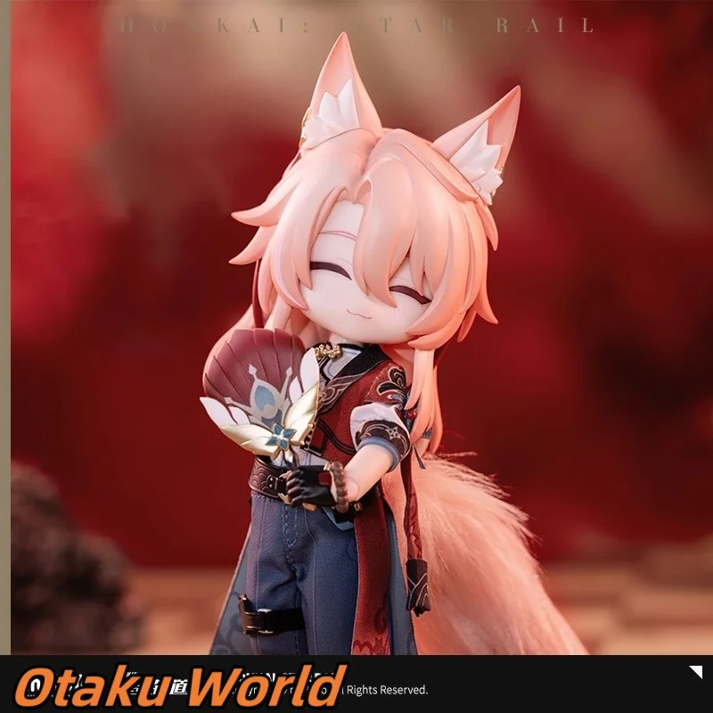

Jiaoqiu figurine Model ornament Original Merch Mihoyo Game Honkai Star Jiao qiu Rail Role Play Costume Anime ACGN Halloween Gift